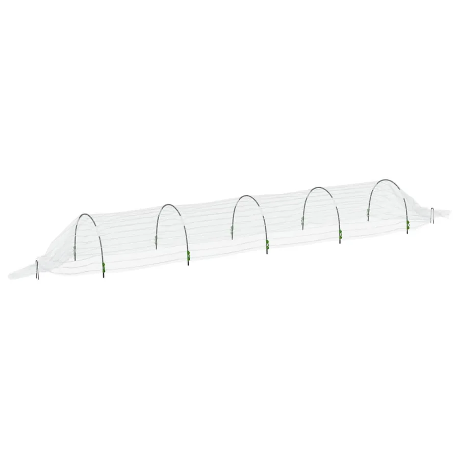 Tunnels en filet 3 pcs 1,5x5 m fibre de verre et PP - 4