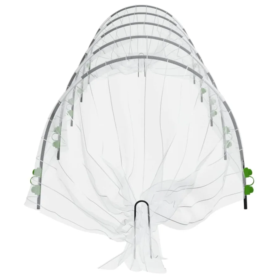 Tunnels en filet 3 pcs 1,5x5 m fibre de verre et PP - 6