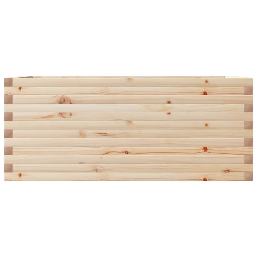 Jardinière 110x60x45,5 cm bois de pin massif - 5