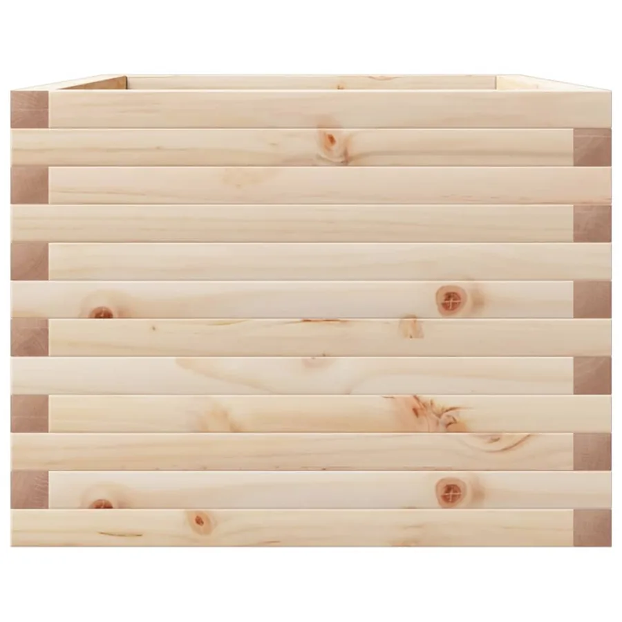 Jardinière 110x60x45,5 cm bois de pin massif - 6