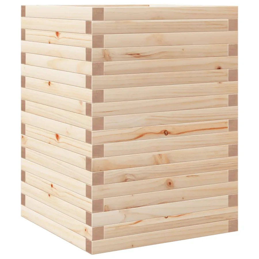 Jardinière 50x50x68,5 cm bois de pin massif - 7