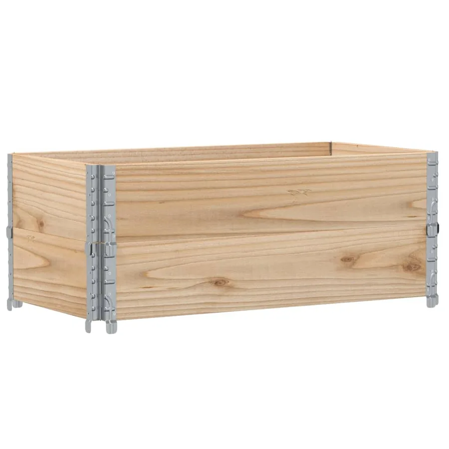 Jardinière 100x50 cm bois de pin massif - 2