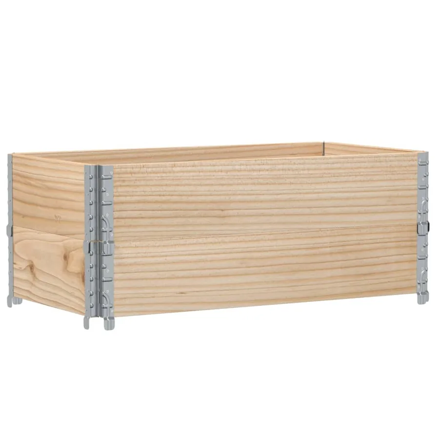 Jardinière 100x50 cm bois de pin massif - 5
