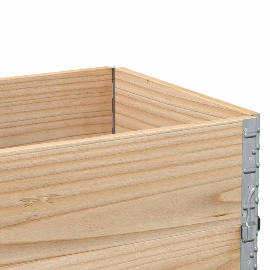 Jardinière 100x50 cm bois de pin massif - 7
