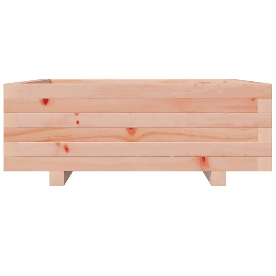 Jardinière 70x70x26,5 cm bois massif douglas - 5