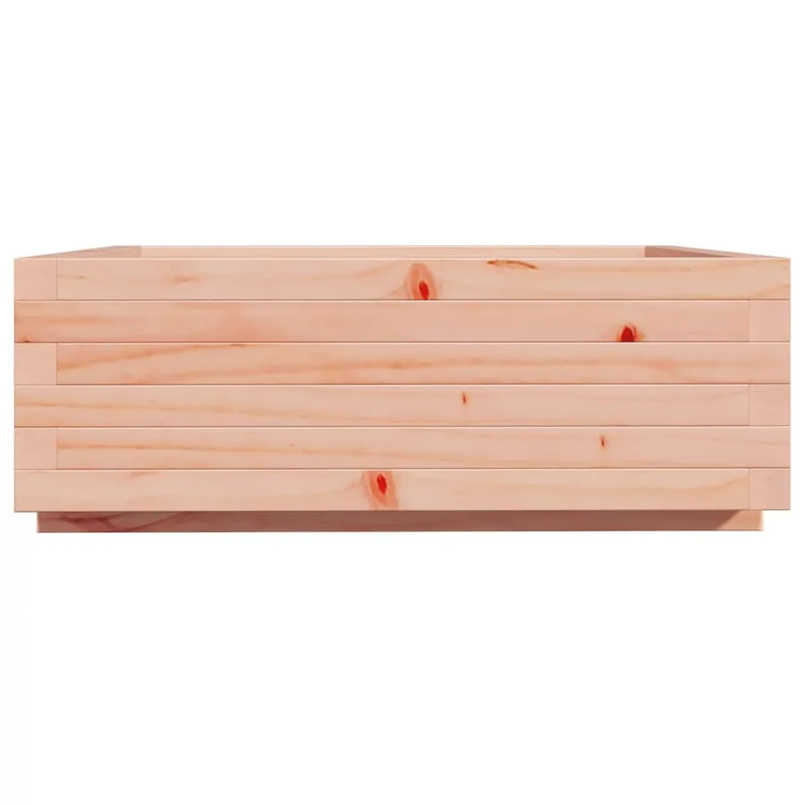 Jardinière 70x70x26,5 cm bois massif douglas - 6