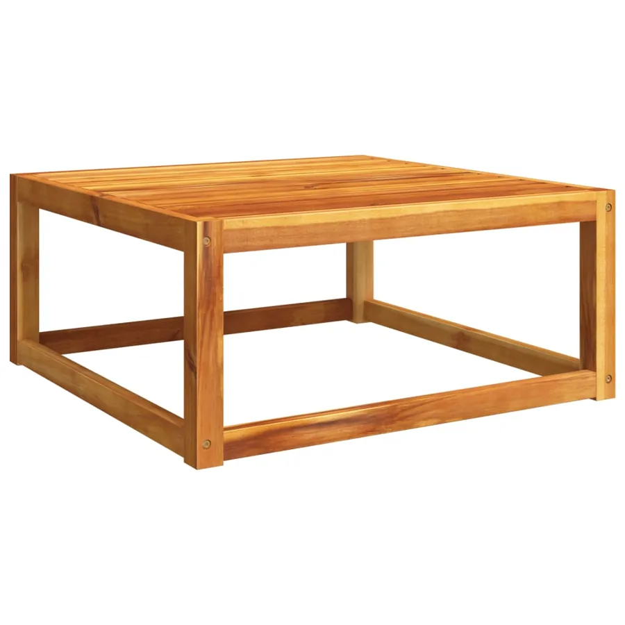Ensemble de canapés de jardin 6 pièces avec coussins en bois d'acacia et corde - 5