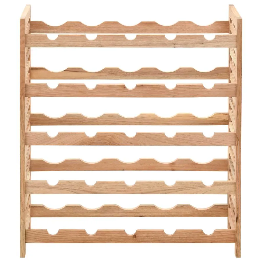 Casier à bouteilles pour 25 bouteilles Bois de noyer 63x25x73cm - 3