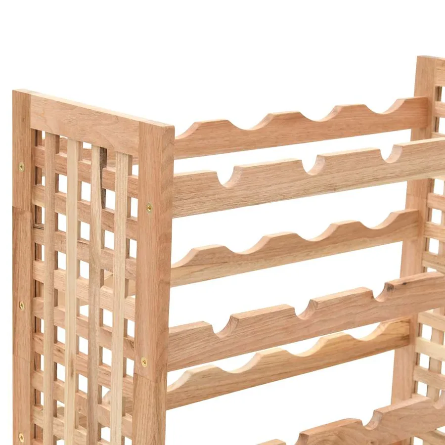 Casier à bouteilles pour 25 bouteilles Bois de noyer 63x25x73cm - 5