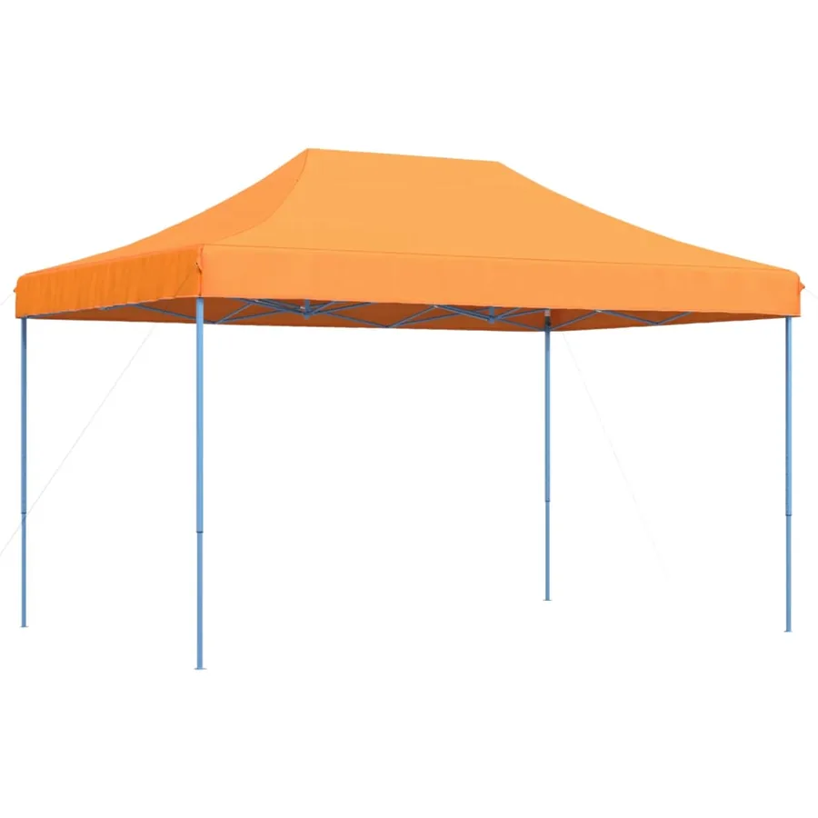 Tente de réception pliable escamotable orange 440x292x315 cm - 4