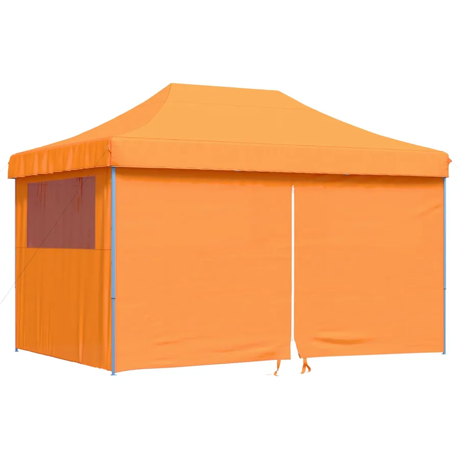 Tente de réception pliable escamotable avec 4 parois latérales - 2