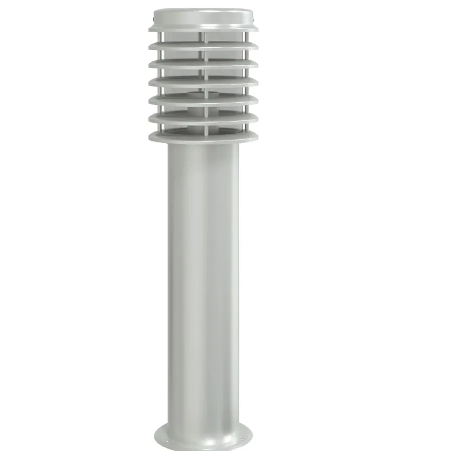 Lampadaire d'extérieur et sortie argenté 60 cm acier inoxydable - 4