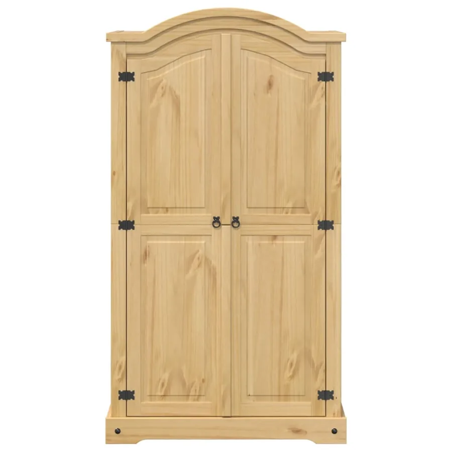 Garde-robe Corona 102x52x186 cm bois de pin massif - 4