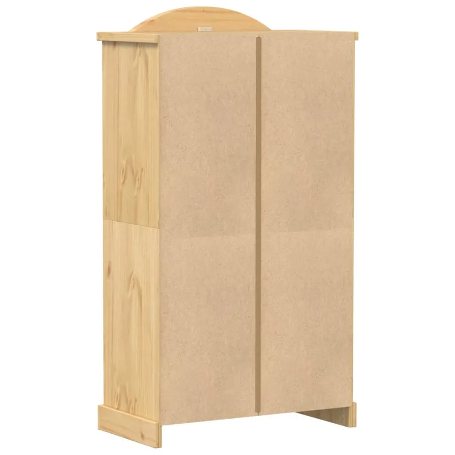 Garde-robe Corona 102x52x186 cm bois de pin massif - 6