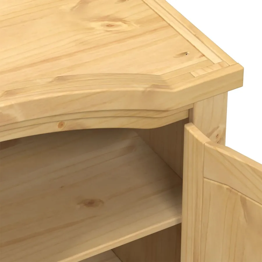 Garde-robe Corona 102x52x186 cm bois de pin massif - 7