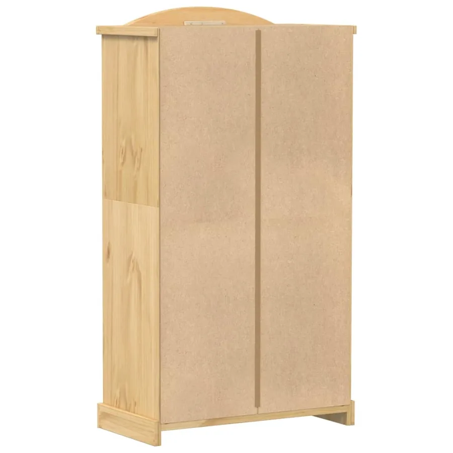 Garde-robe Corona 102x52x186 cm bois de pin massif - 6