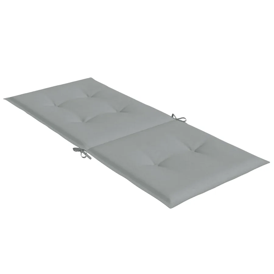 Coussins de chaise à dossier haut lot de 4 gris clair mélangé - 6