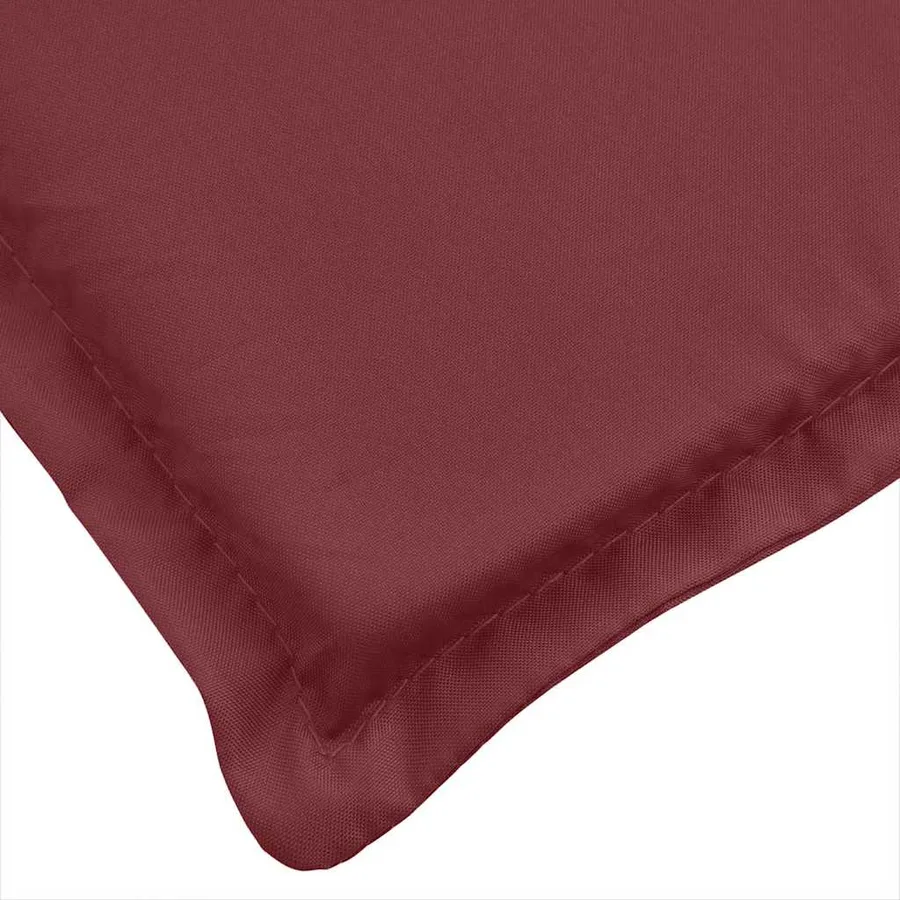 Coussin de chaise longue rouge bordeaux mélangé 186x58x4 cm - 8
