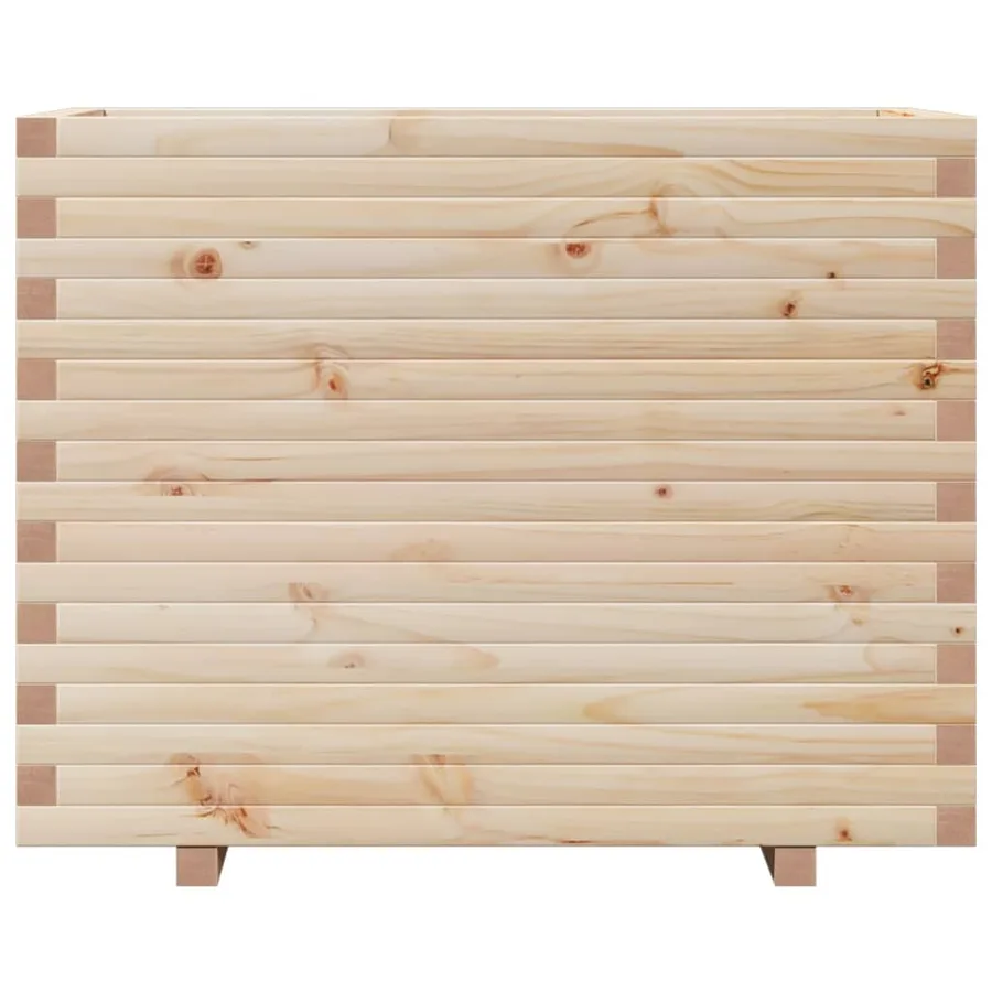 Jardinière 90x60x72,5 cm bois de pin massif - 5