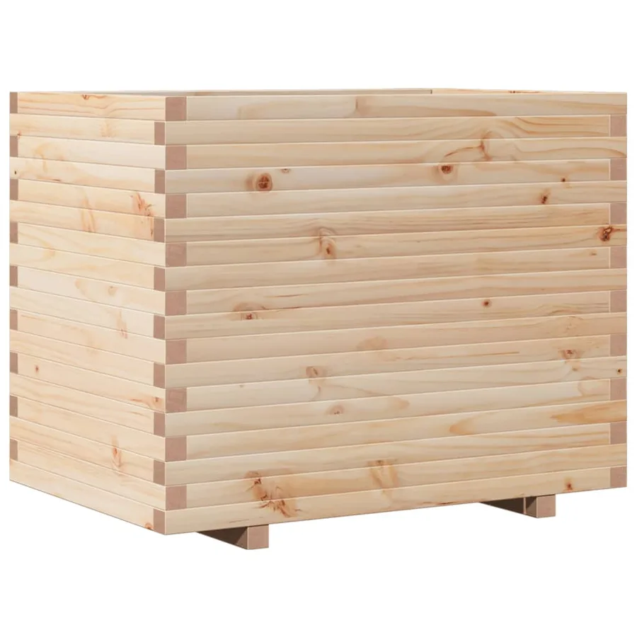 Jardinière 90x60x72,5 cm bois de pin massif - 7