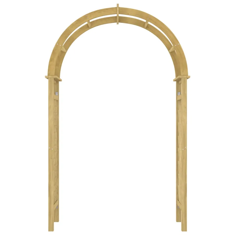 Arche avec treillis 141x97x243 cm Bois de pin massif imprégné - 3