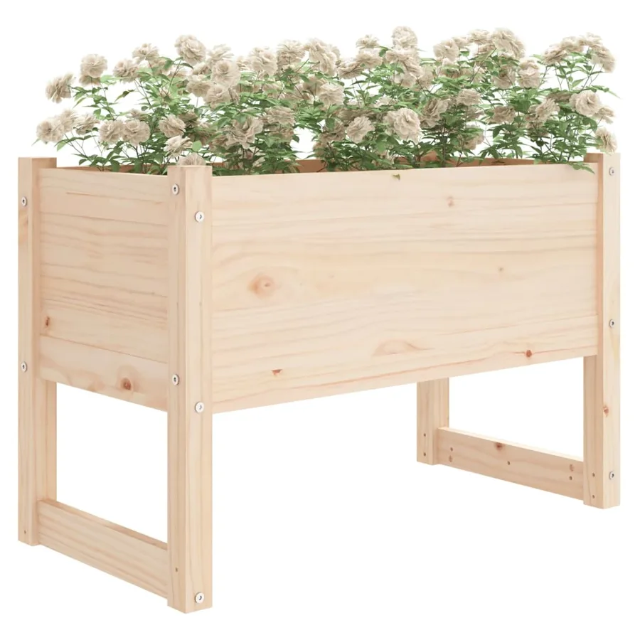 Jardinière 78x40x52 cm Bois massif de pin - 3