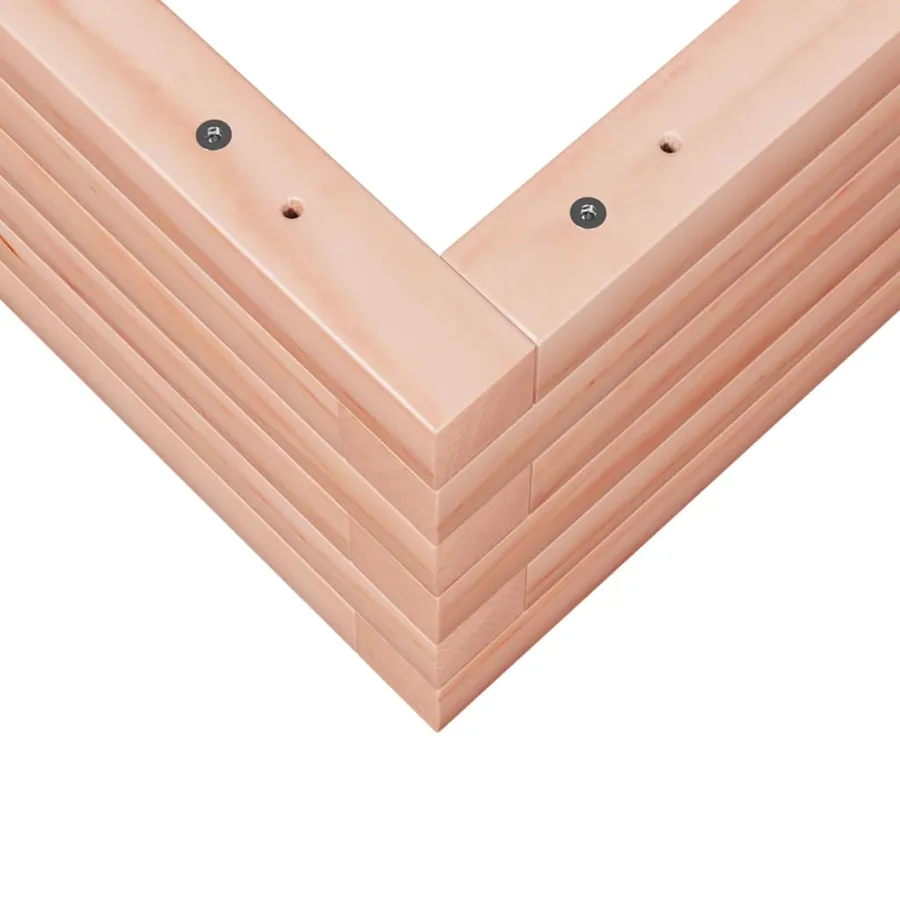 Jardinière 60x60x23 cm bois massif douglas - 8