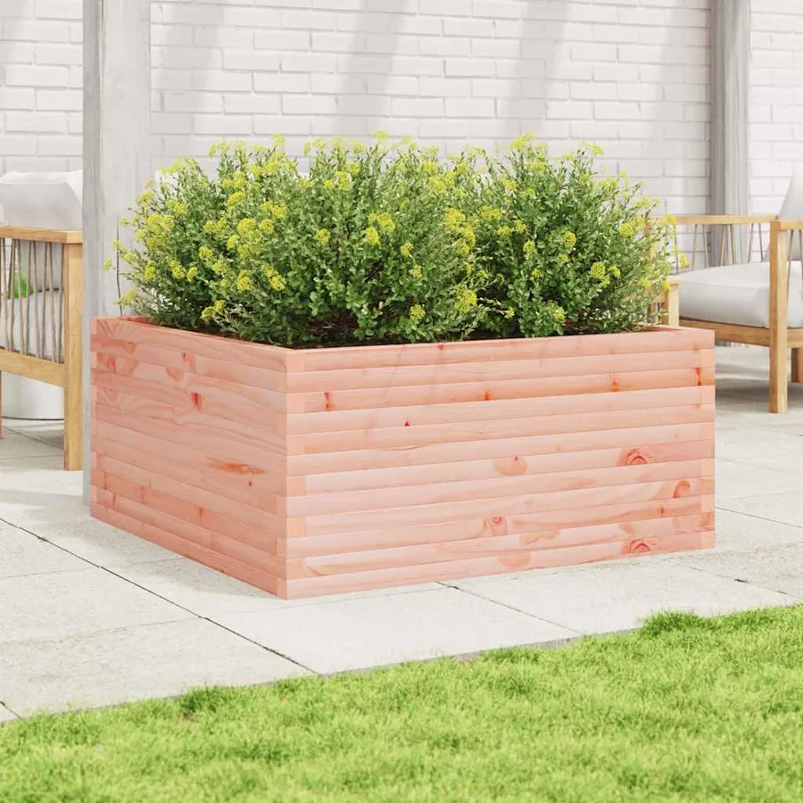 Jardinière 100x100x46 cm bois massif de douglas - 3