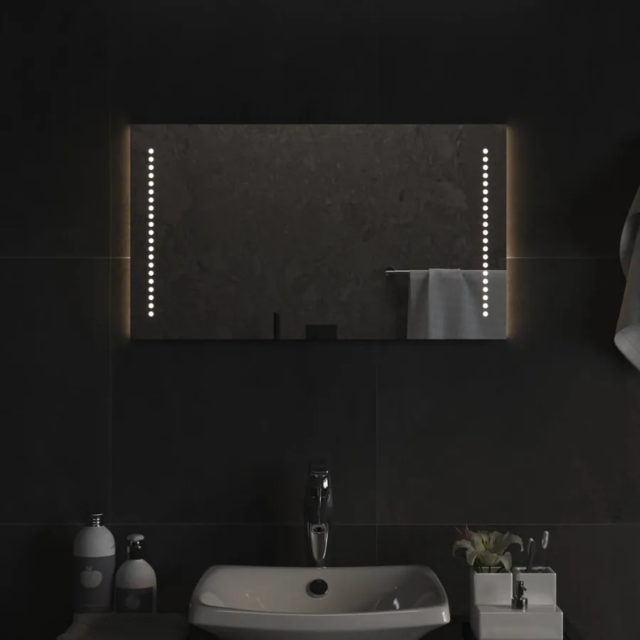 Miroir de salle de bain à LED 40x70 cm