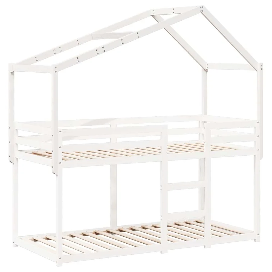 Toit de lit pour enfants 203x95,5x142 cm bois de pin massif - 3