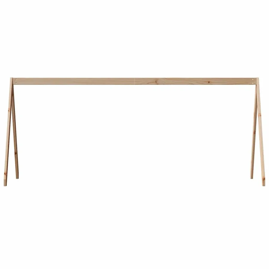 Toit de lit pour enfants 199x80,5x88 cm bois de pin massif - 4