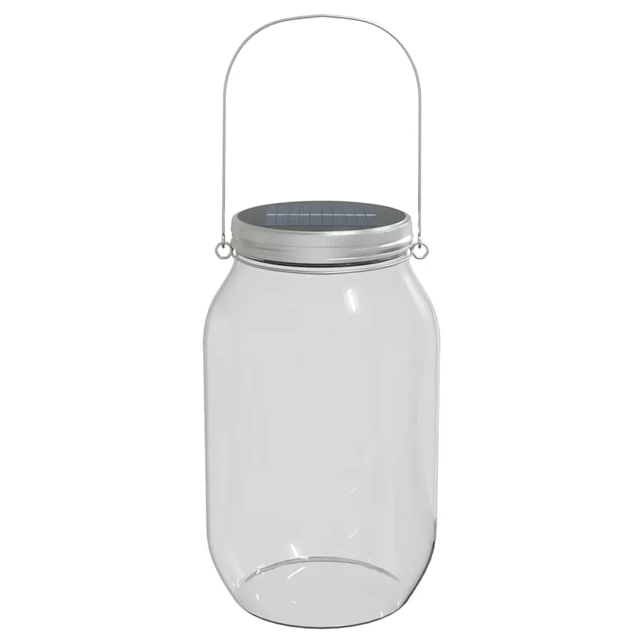 Lampe solaire en verre d'extérieur 12 pcs blanc chaud - 4