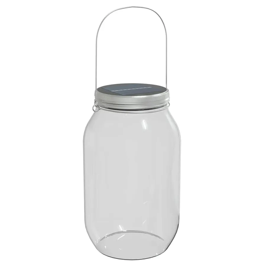 Lampe solaire en verre d'extérieur 12 pcs blanc chaud - 5
