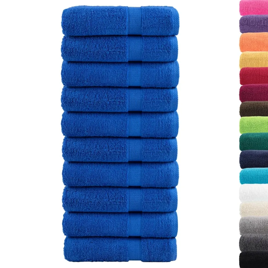 Essuie-mains de qualité supérieure SOLUND 10 pcs bleu 600 g/m² - 2