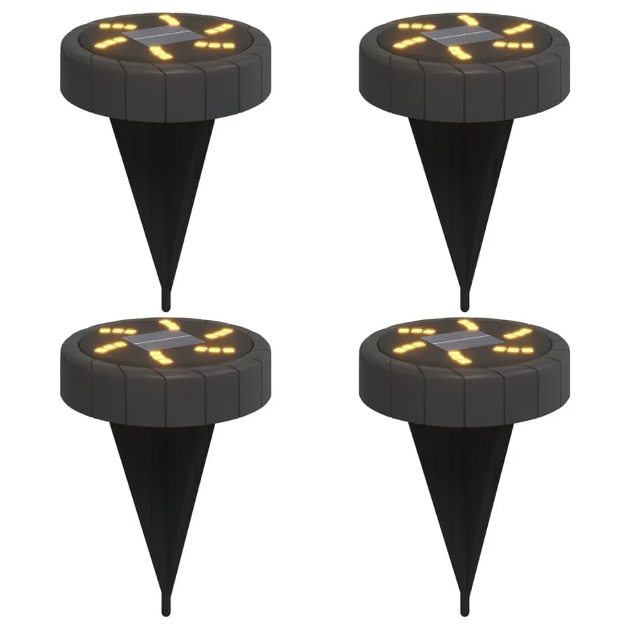Lampes solaires de sol et piquets de sol extérieur 4 pcs - 2
