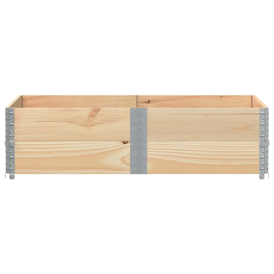 Jardinière 150x100 cm bois de pin massif - 3