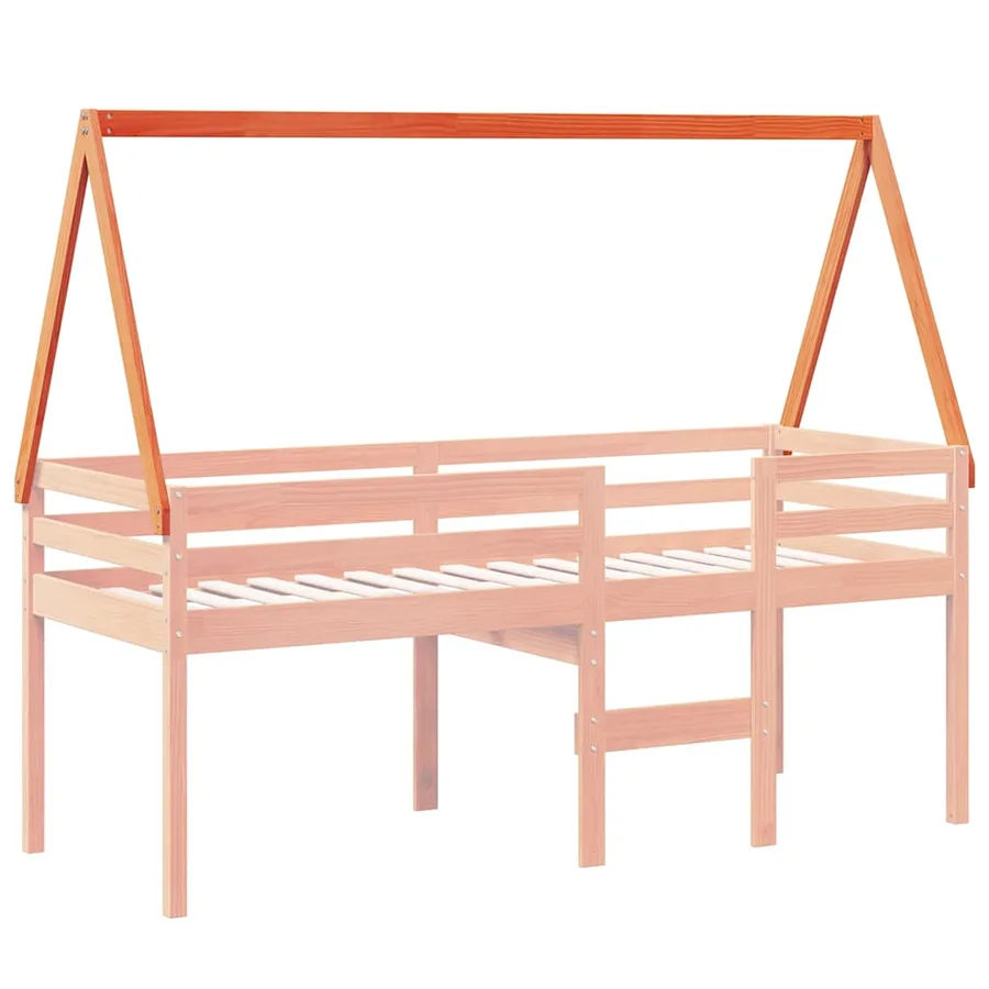 Toit de lit pour enfants 199x80,5x88 cm bois de pin massif - 3
