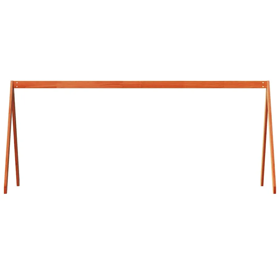 Toit de lit pour enfants 209x95,5x88 cm bois de pin massif - 4