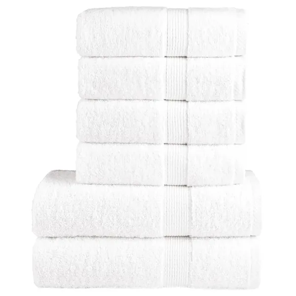 Ensemble de serviettes de qualité supérieure SOLUND 6 pcs blanc