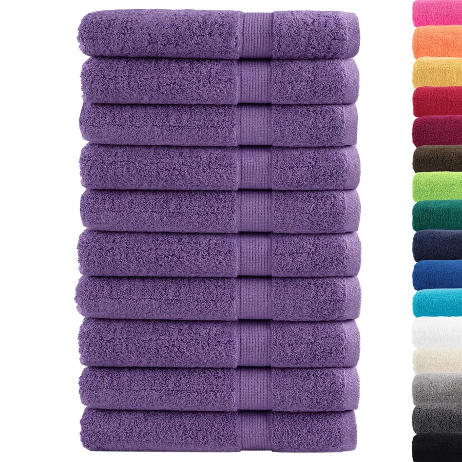 Serviettes de qualité supérieure SOLUND 10 pcs violet 600 g/m² - 2