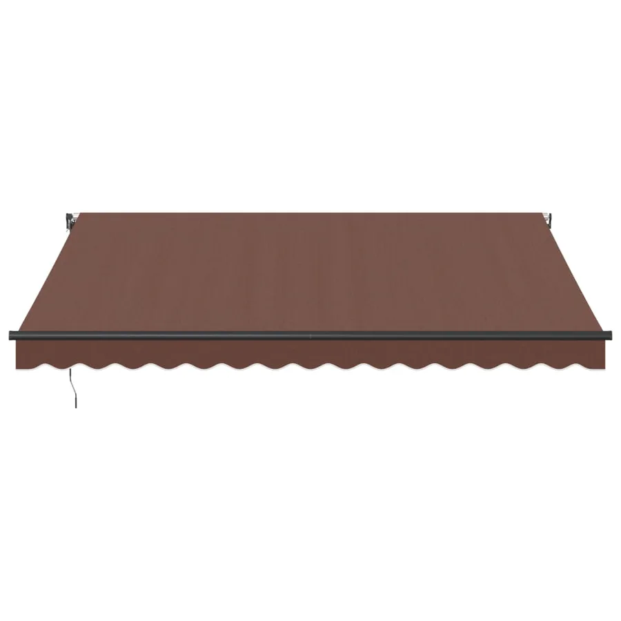 Auvent rétractable automatique marron 400x350 cm - 3