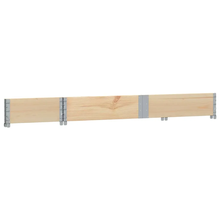 Jardinière 150x50 cm bois de pin massif - 6