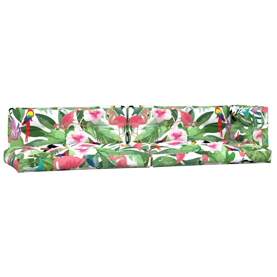 Coussins de palette lot de 5 multicolore tissu - 2