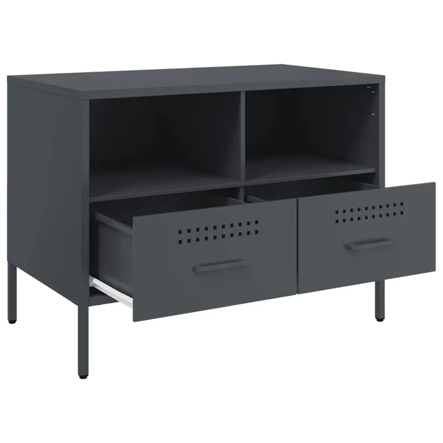Meubles TV 2 pcs anthracite 68x39x50,5 cm acier - 10