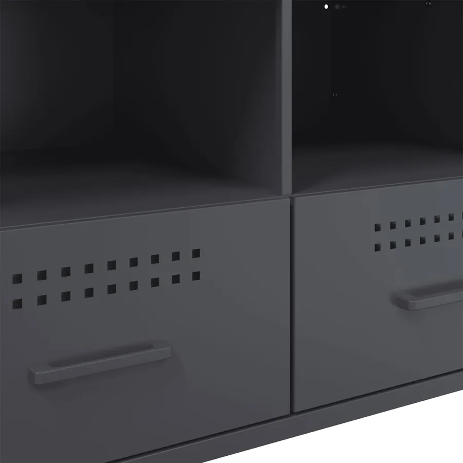 Meubles TV 2 pcs anthracite 68x39x50,5 cm acier - 12