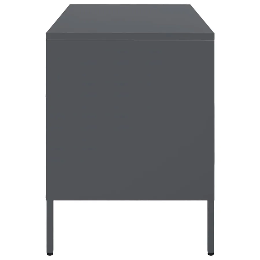 Meubles TV 2 pcs anthracite 68x39x50,5 cm acier - 8