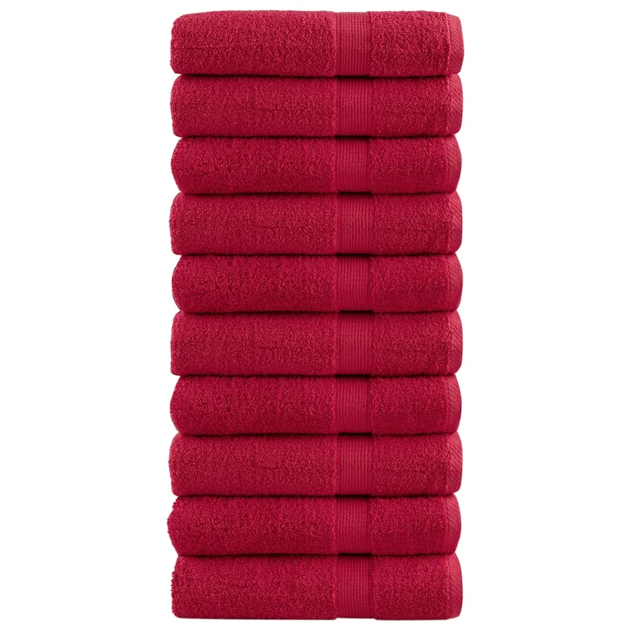 Serviettes de bain de qualité supérieure SOLUND 10 pcs 600g/m²