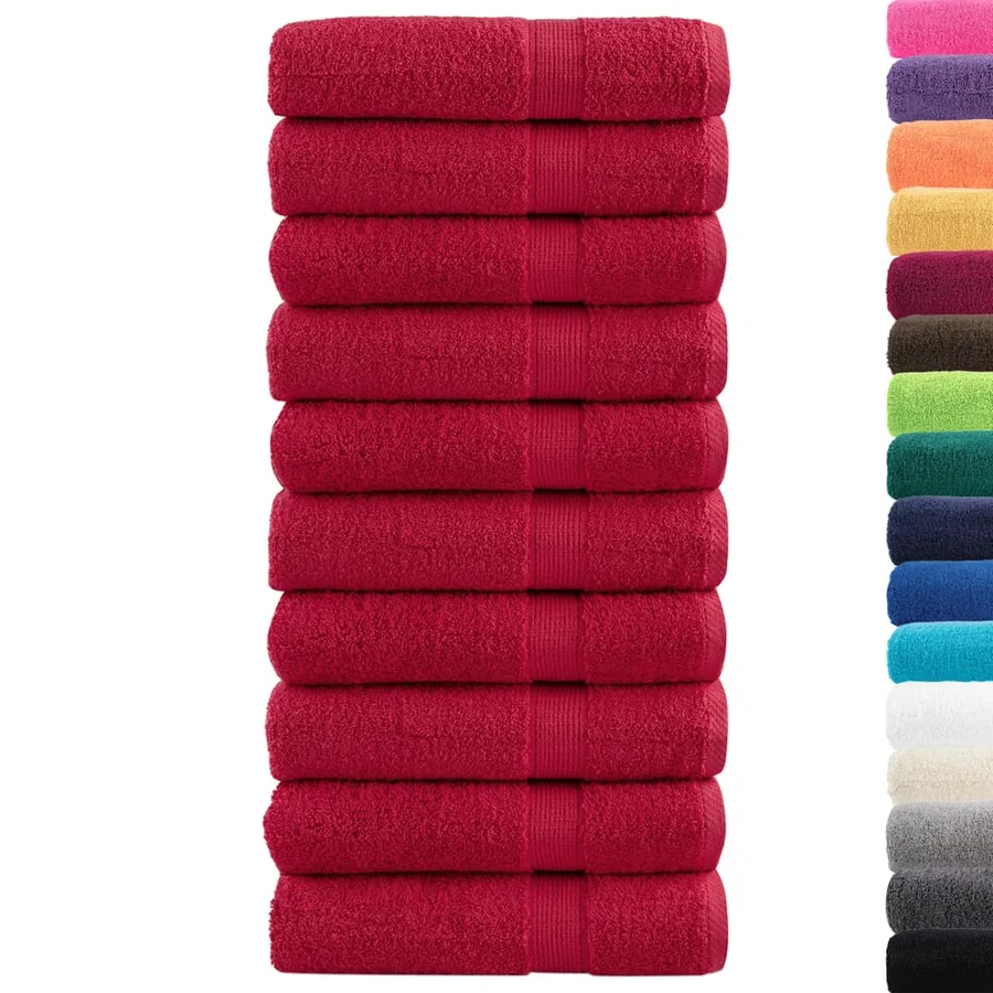 Serviettes de bain de qualité supérieure SOLUND 10 pcs 600g/m² - 2