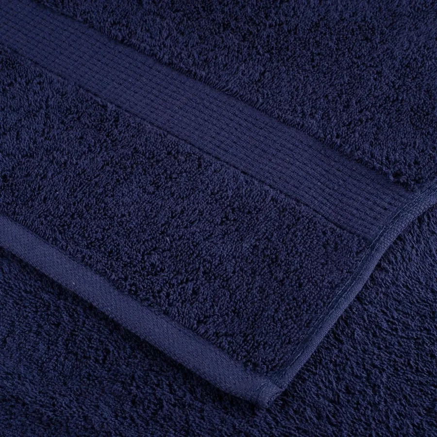 Serviettes d'invité de qualité sup. SOLUND 4 pcs bleu marine - 6