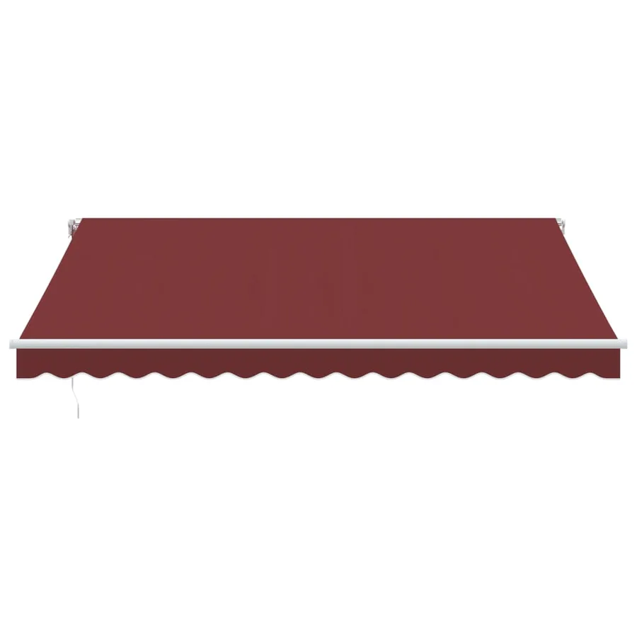 Auvent rétractable automatique bordeaux 400x350 cm - 3